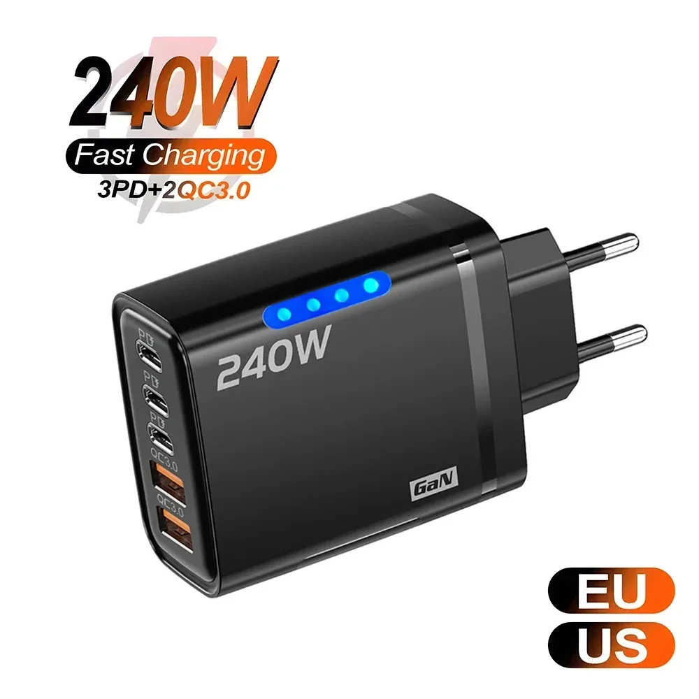 240W GaN 충전기 5 in 1 멀티포트 — 진짜 써보니 이게 맞더라고요