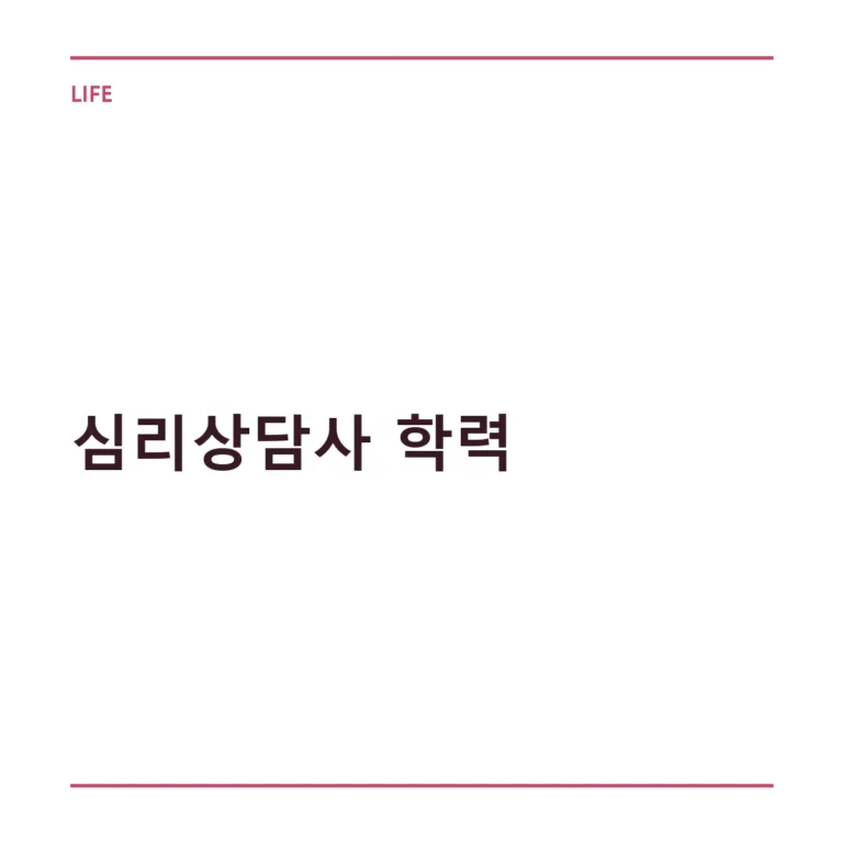 심리상담사 학력 기준과 자격증 취득 경로 안내